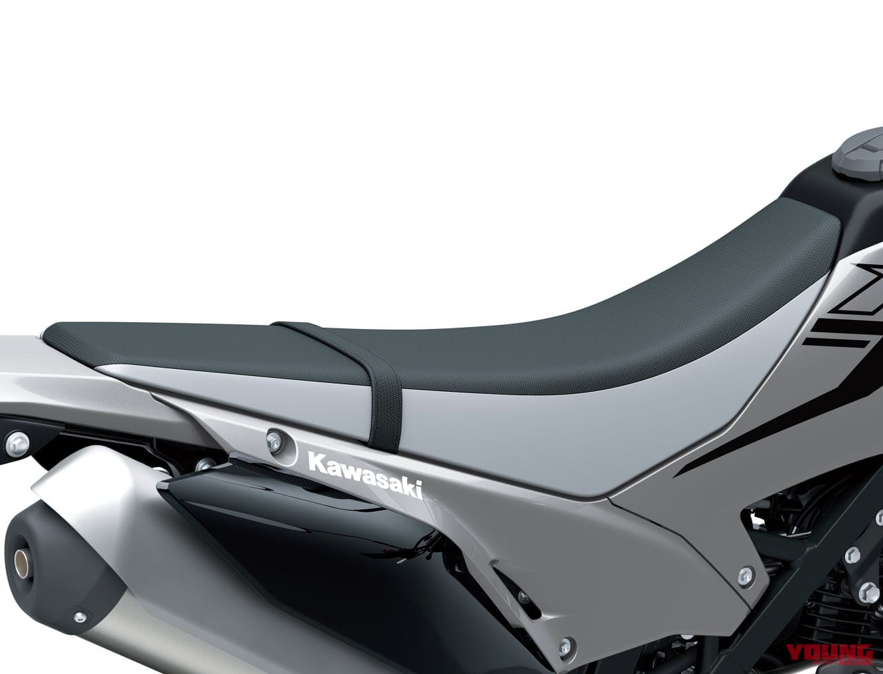 カワサキ|KLX230SM|2025年モデル|カワサキ新型「KLX230SM」登場! フレームと足まわりを再設計、デザイン刷新&スマホ接続機能をゲット