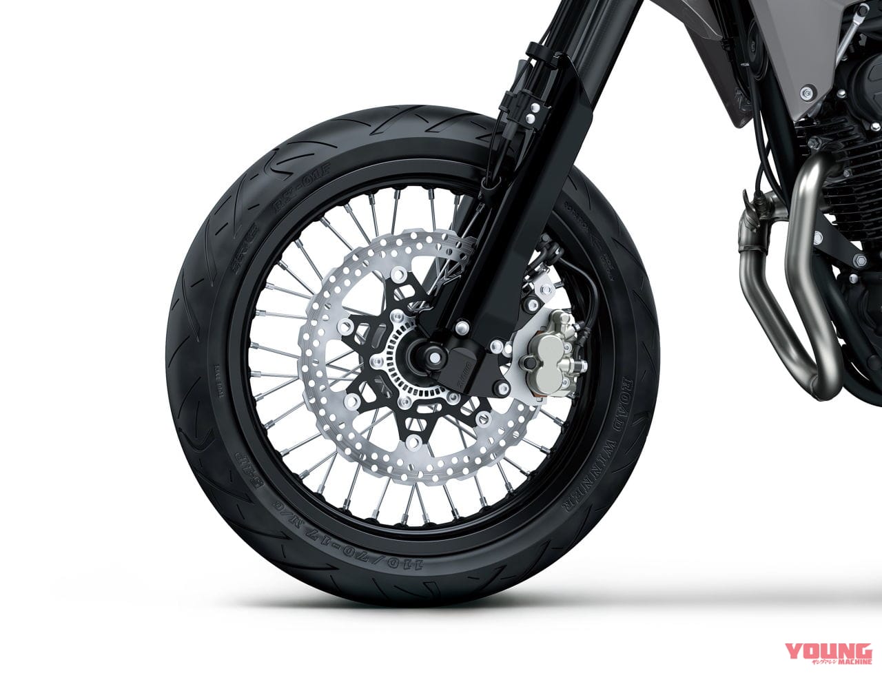 カワサキ|KLX230SM|2025年モデル|カワサキ新型「KLX230SM」登場! フレームと足まわりを再設計、デザイン刷新&スマホ接続機能をゲット