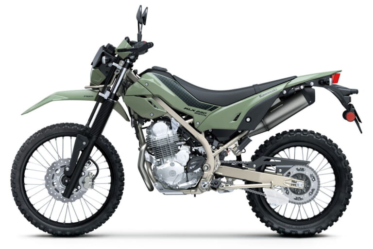 カワサキ|KLX230 シェルパ|2025年モデル|カワサキ新型「KLX230 シェルパ」発売日が12/25に決定!! KLX230シリーズに加わった“トレッキング”仕様