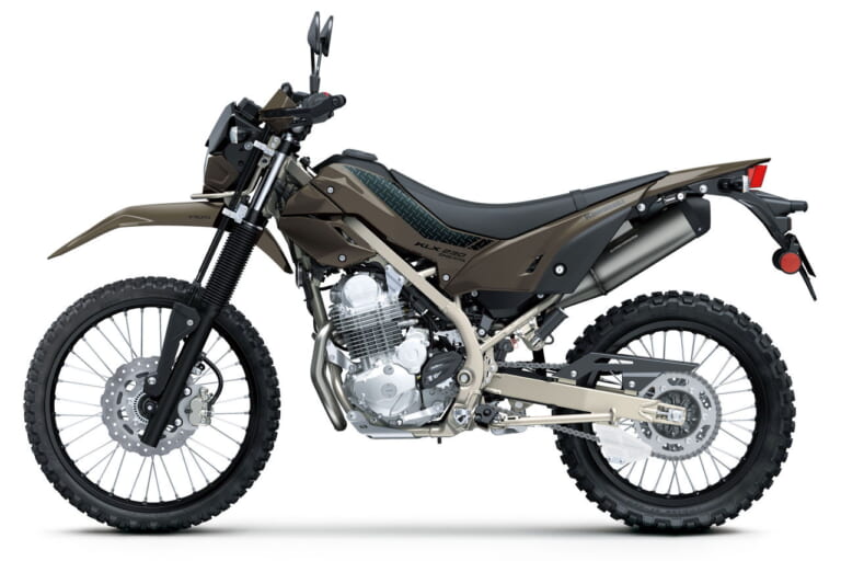 カワサキ|KLX230 シェルパ|2025年モデル|カワサキ新型「KLX230 シェルパ」発売日が12/25に決定!! KLX230シリーズに加わった“トレッキング”仕様