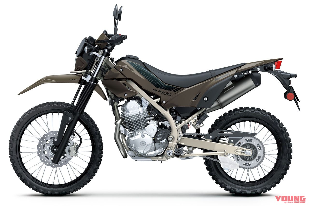 |カワサキ新型「KLX230 シェルパ」発売日が12/25に決定!! KLX230シリーズに加わった“トレッキング”仕様
