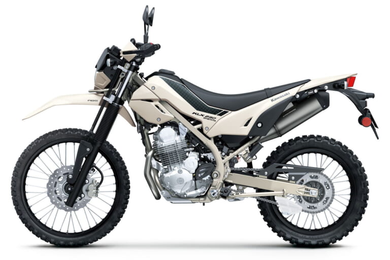 カワサキ|KLX230 シェルパ|2025年モデル|カワサキ新型「KLX230 シェルパ」発売日が12/25に決定!! KLX230シリーズに加わった“トレッキング”仕様