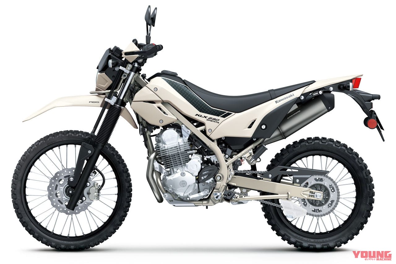 |カワサキ新型「KLX230 シェルパ」発売日が12/25に決定!! KLX230シリーズに加わった“トレッキング”仕様