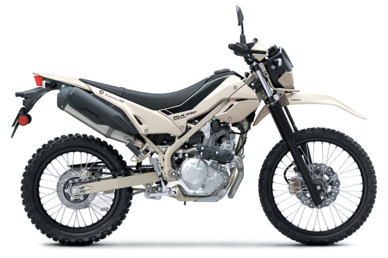 カワサキ|KLX230 シェルパ|2025年モデル|カワサキ新型「KLX230 シェルパ」発売日が12/25に決定!! KLX230シリーズに加わった“トレッキング”仕様