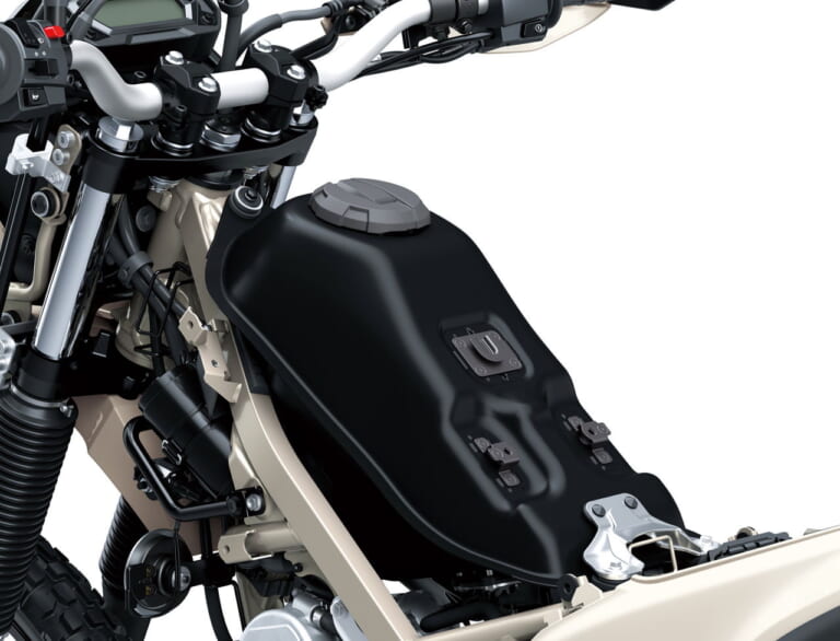 カワサキ|KLX230 シェルパ|2025年モデル|カワサキ新型「KLX230 シェルパ」発売日が12/25に決定!! KLX230シリーズに加わった“トレッキング”仕様