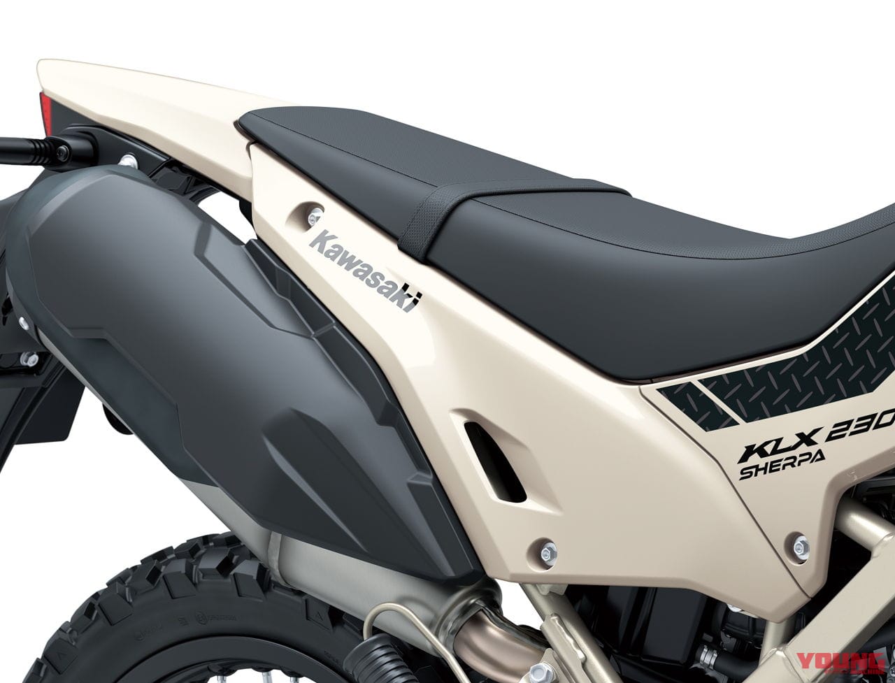 |カワサキ新型「KLX230 シェルパ」発売日が12/25に決定!! KLX230シリーズに加わった“トレッキング”仕様