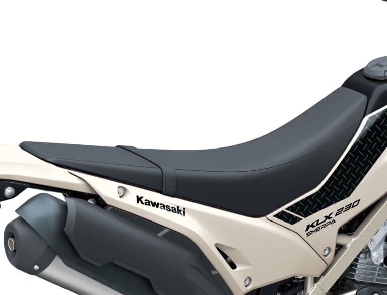 カワサキ|KLX230 シェルパ|2025年モデル|カワサキ新型「KLX230 シェルパ」発売日が12/25に決定!! KLX230シリーズに加わった“トレッキング”仕様