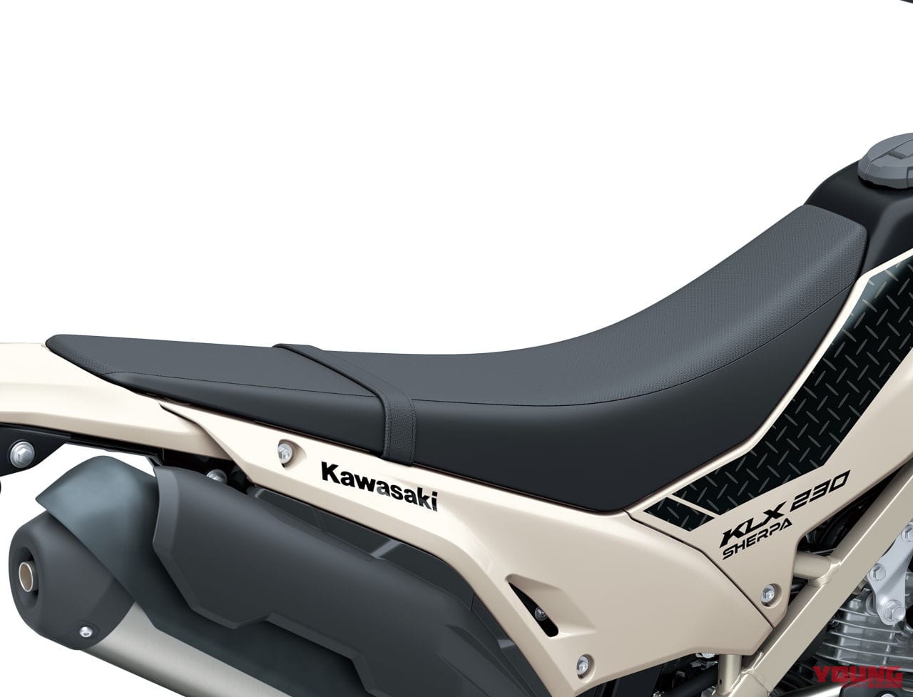 |カワサキ新型「KLX230 シェルパ」発売日が12/25に決定!! KLX230シリーズに加わった“トレッキング”仕様