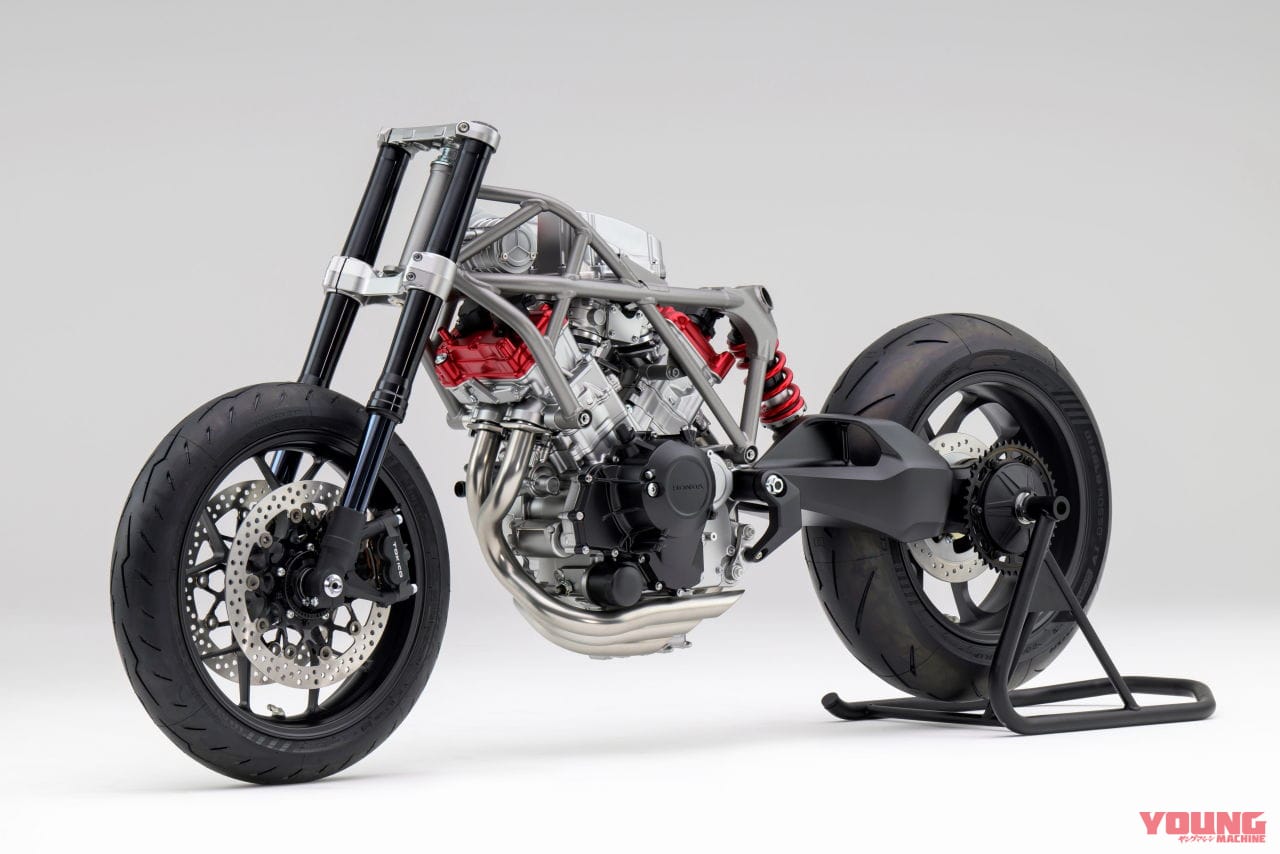 ホンダ|電動過給機付きV型3気筒エンジン(コンセプトモデル)|なんと電動過給のV型3気筒エンジン!! ホンダが全く新しい内燃機関搭載コンセプトモデルを世界初公開!【海外】