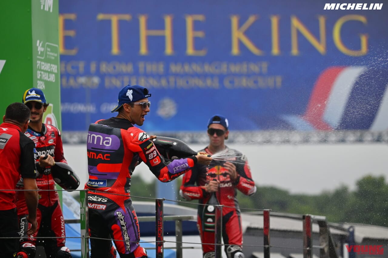 ホルヘ・マルティン|世界GP王者・原田哲也のバイクトーク Vol.130「25歳とタイトルを争った43歳・中須賀克行の凄さ」