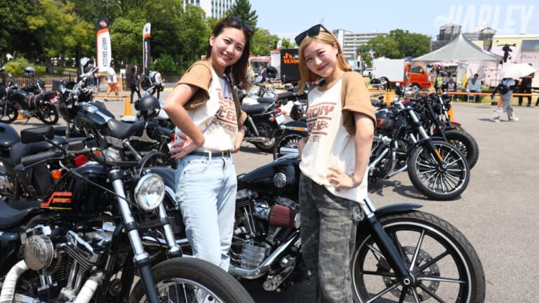 東海エリアのカスタムハーレー大集合! [ハーレー公式イベント] ブルースカイミーティング in 名古屋
