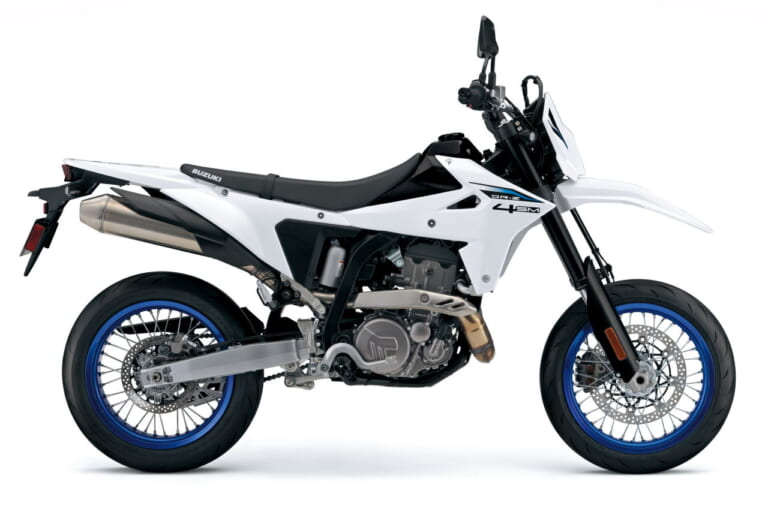 スズキ|DR-Z4SM|輸出仕様|2025年モデル|待望のスズキ新型「DR-Z4S」「DR-Z4SM」登場! 軽量ハイパワーの400ccトレール/モタードがグローバル復活