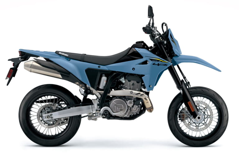 スズキ|DR-Z4SM|輸出仕様|2025年モデル|待望のスズキ新型「DR-Z4S」「DR-Z4SM」登場! 軽量ハイパワーの400ccトレール/モタードがグローバル復活