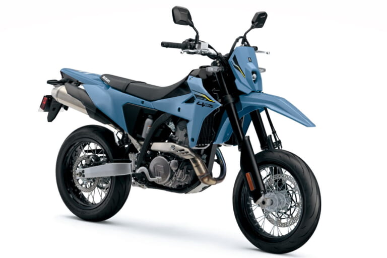 スズキ|DR-Z4SM|輸出仕様|2025年モデル|待望のスズキ新型「DR-Z4S」「DR-Z4SM」登場! 軽量ハイパワーの400ccトレール/モタードがグローバル復活