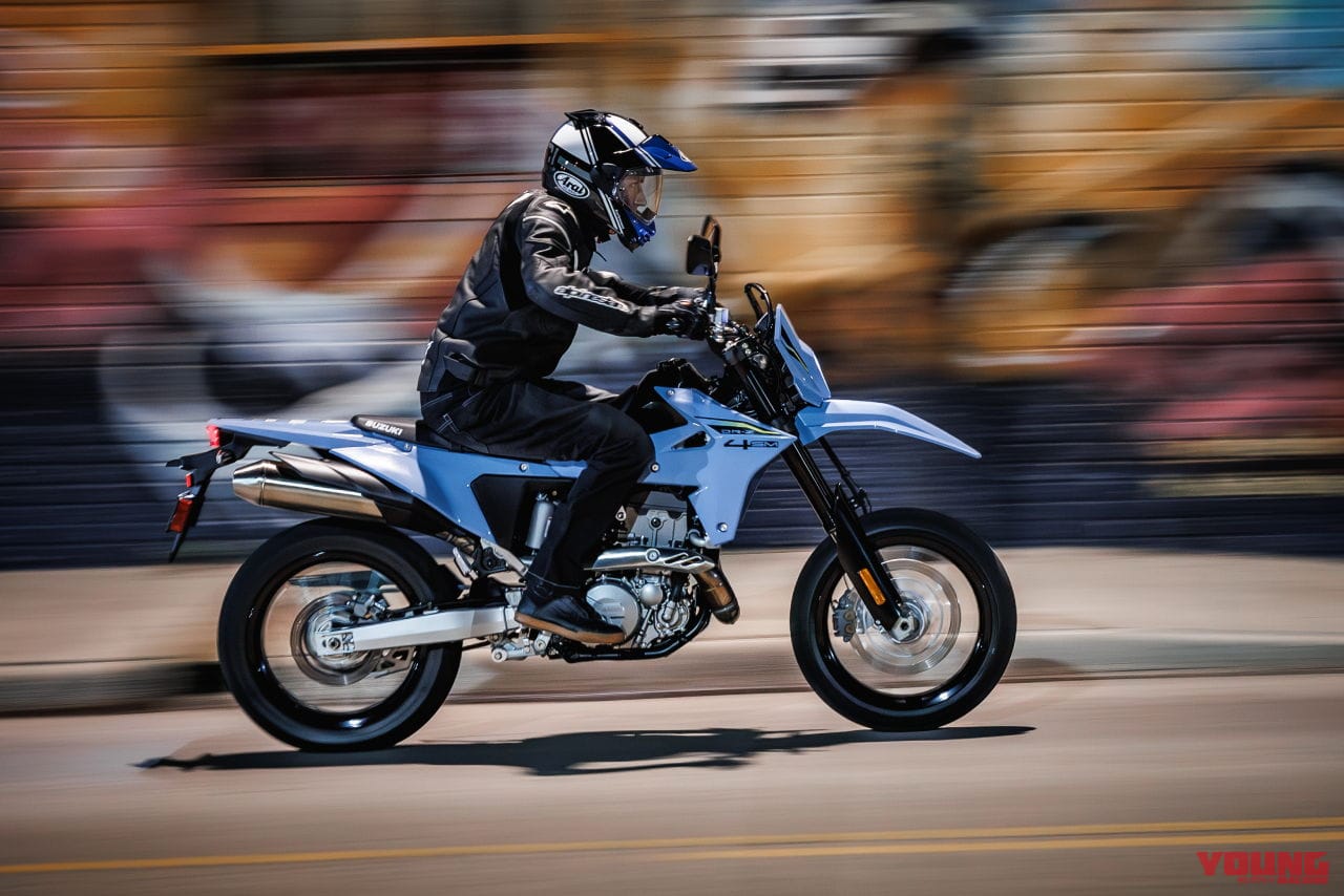 スズキ|DR-Z4SM|輸出仕様|2025年モデル|待望のスズキ新型「DR-Z4S」「DR-Z4SM」登場! 軽量ハイパワーの400ccトレール/モタードがグローバル復活