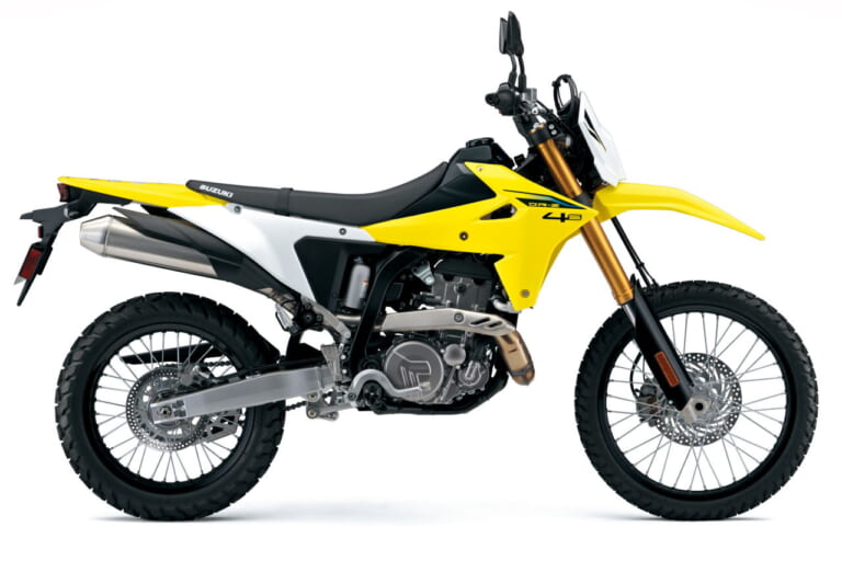 スズキ|DR-Z4S|輸出仕様|2025年モデル|待望のスズキ新型「DR-Z4S」「DR-Z4SM」登場! 軽量ハイパワーの400ccトレール/モタードがグローバル復活