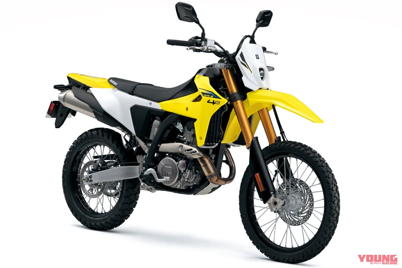 スズキ|DR-Z4S|輸出仕様|2025年モデル|待望のスズキ新型「DR-Z4S」「DR-Z4SM」登場! 軽量ハイパワーの400ccトレール/モタードがグローバル復活