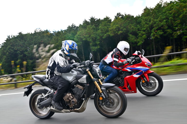 ホンダ|CB650R Eクラッチ|CBR650R Eクラッチ|【5番勝負】ホンダEクラッチ vs ヤマハY-AMTを比較試乗! 制御が巧みなのは? 乗っていて楽なのはどっち?【インプレ】