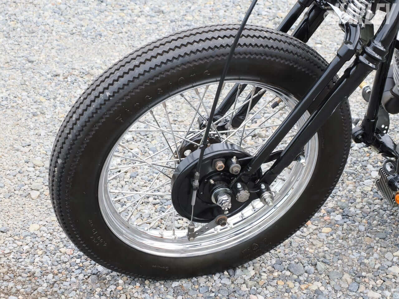 ハーレー　ショベル　16インチホイール　Firestone リプロタイヤ ハーレー ショベル 16インチホイール Firestone リプロタイヤ