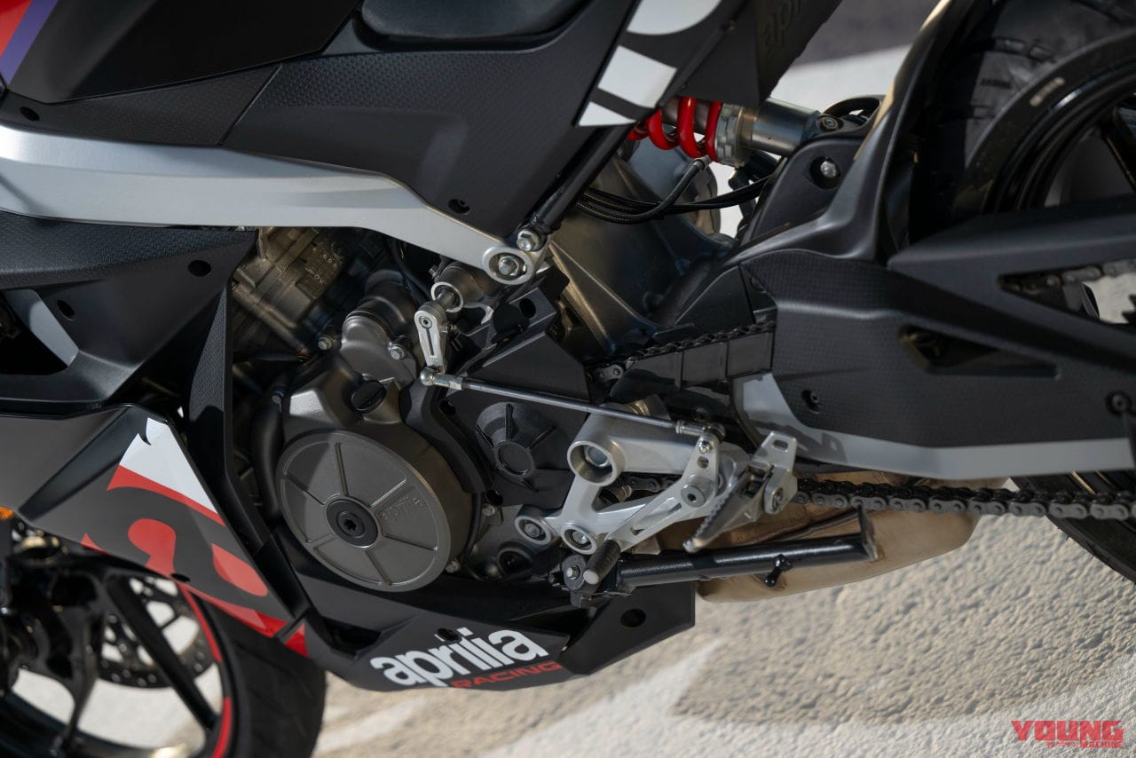 アプリリア|RS457|アプリリア新型モデル「RS 457」が85万8000円で発売!! 扱いやすい2気筒エンジンのライトウェイトスポーツ
