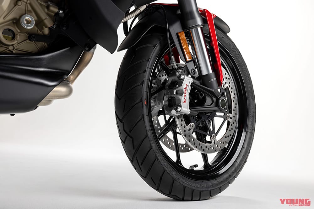 DUCATI Multistrada V4|エンジン/電子制御デバイスが進化! ’25ムルティストラーダV4発表