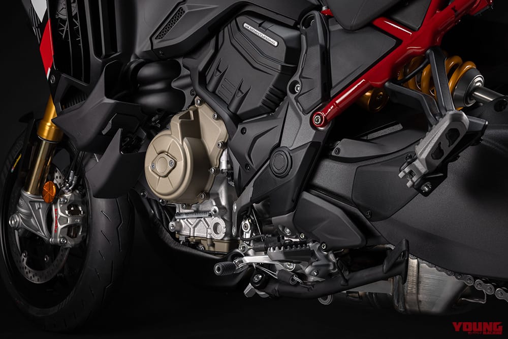 DUCATI Multistrada V4|エンジン/電子制御デバイスが進化! ’25ムルティストラーダV4発表