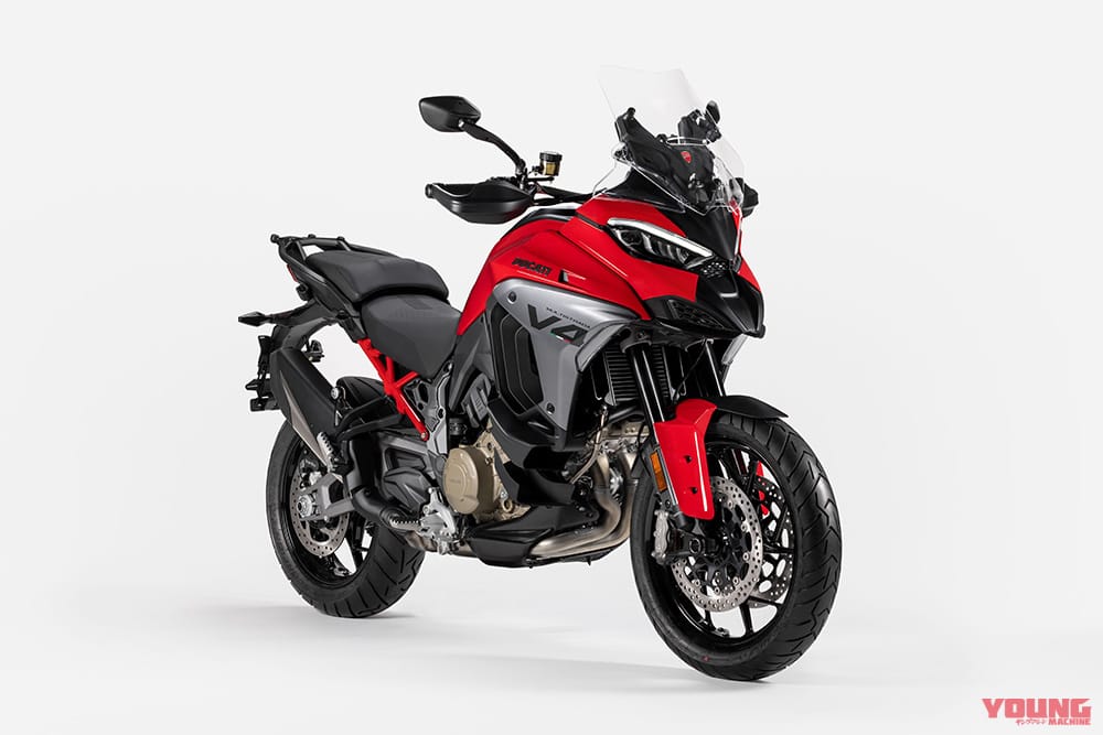 DUCATI Multistrada V4|エンジン/電子制御デバイスが進化! ’25ムルティストラーダV4発表