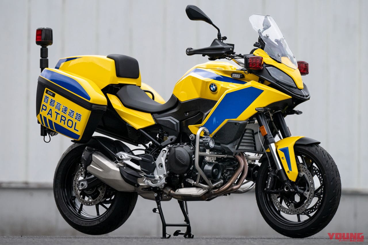 BMW F900XR 首都高速パトロールバイク|CB400スーパーフォアに代わり、首都高パトロールに黄色のBMW! 「F900XR」を12月上旬より黄バイとして運用