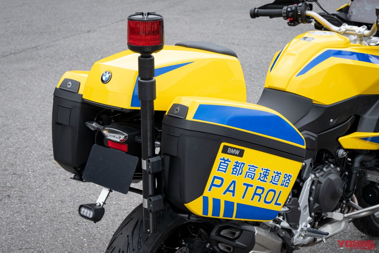 |CB400スーパーフォアに代わり、首都高パトロールに黄色のBMW! 「F900XR」を12月上旬より黄バイとして運用