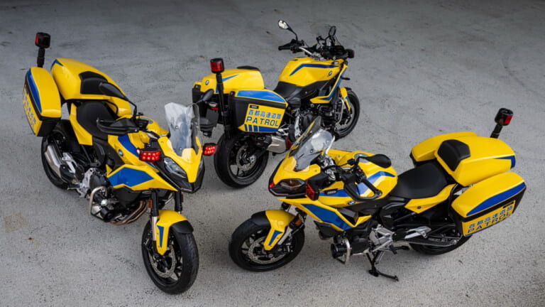 BMW F900XR 首都高速パトロールバイク|CB400スーパーフォアに代わり、首都高パトロールに黄色のBMW! 「F900XR」を12月上旬より黄バイとして運用