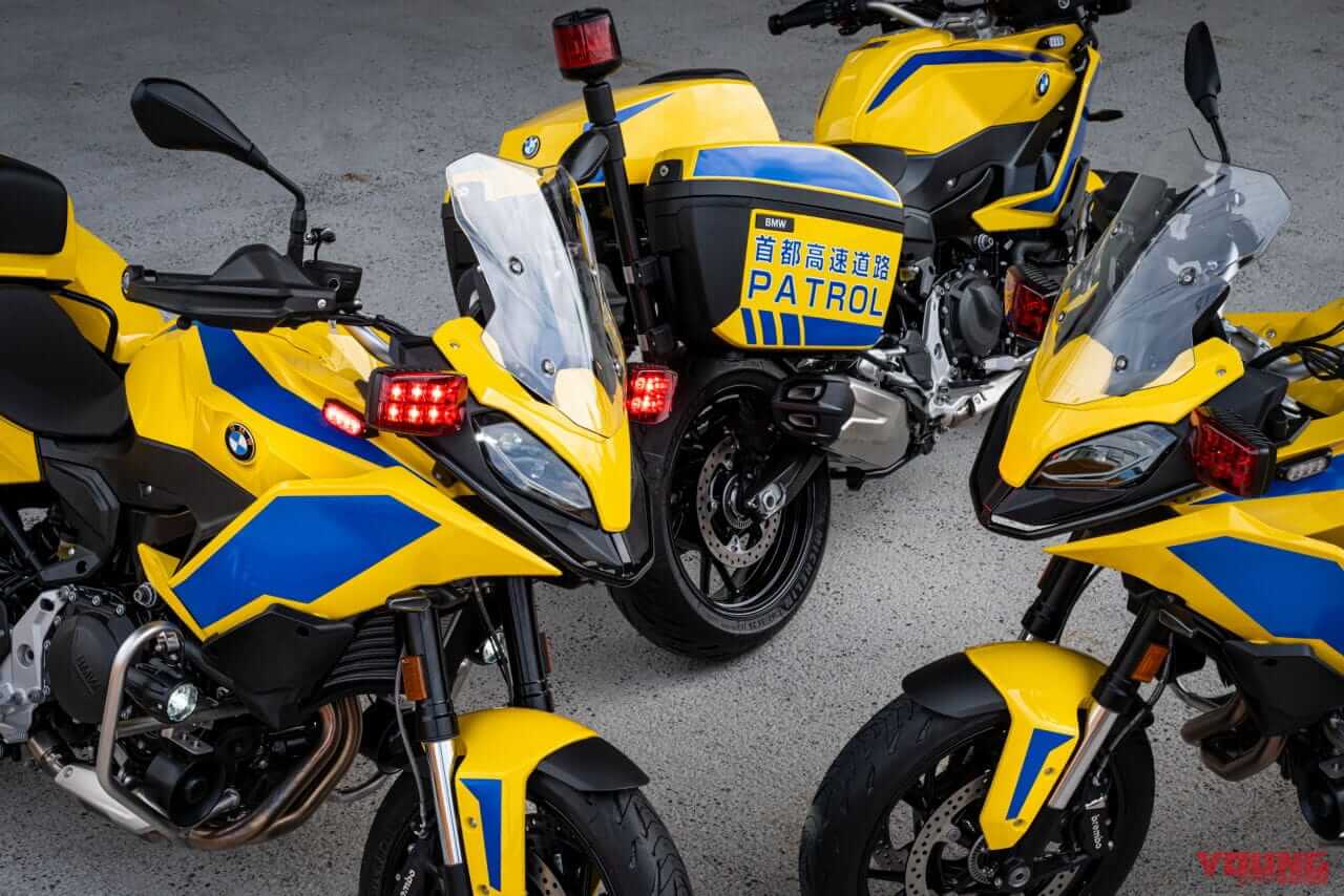 |CB400スーパーフォアに代わり、首都高パトロールに黄色のBMW! 「F900XR」を12月上旬より黄バイとして運用