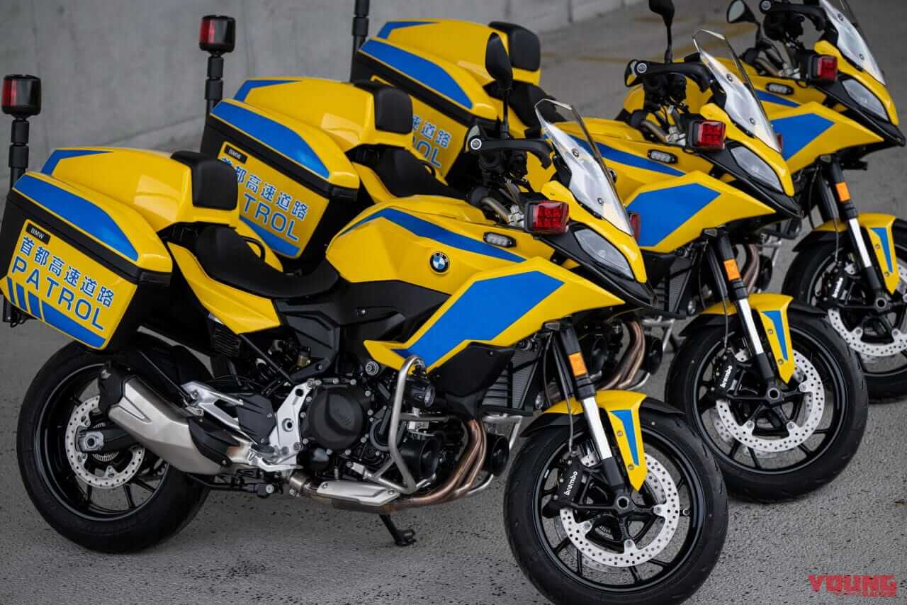 |CB400スーパーフォアに代わり、首都高パトロールに黄色のBMW! 「F900XR」を12月上旬より黄バイとして運用