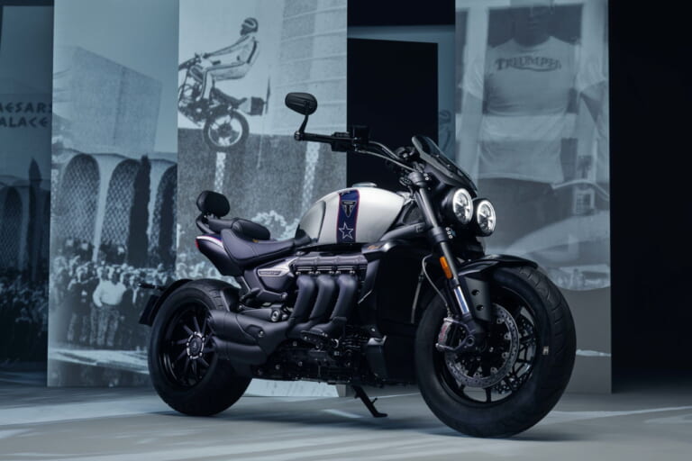 ROCKET 3 GT EVEL KNIEVEL|【世界限定500台】トライアンフ「ロケット3 EVEL KNIEVEL」RとGTの2種類で登場!
