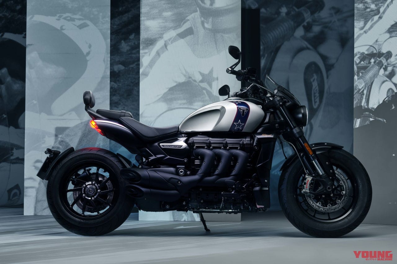 ROCKET 3 GT EVEL KNIEVEL|【世界限定500台】トライアンフ「ロケット3 EVEL KNIEVEL」RとGTの2種類で登場!