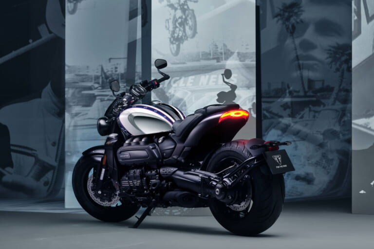 ROCKET 3 R EVEL KNIEVEL|【世界限定500台】トライアンフ「ロケット3 EVEL KNIEVEL」RとGTの2種類で登場!