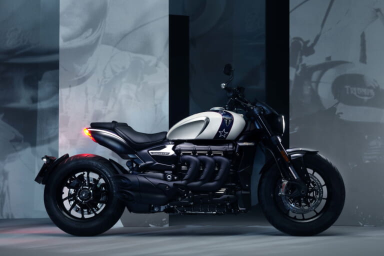 ROCKET 3 R EVEL KNIEVEL|【世界限定500台】トライアンフ「ロケット3 EVEL KNIEVEL」RとGTの2種類で登場!