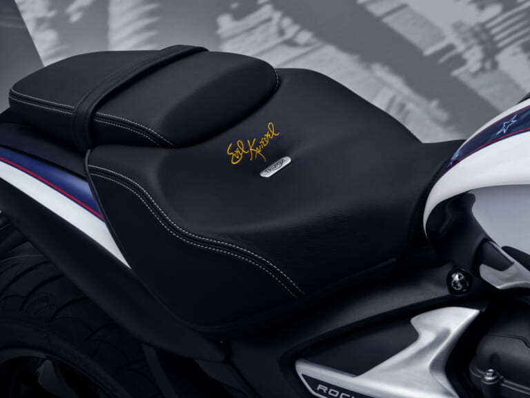 ROCKET 3 R EVEL KNIEVEL|【世界限定500台】トライアンフ「ロケット3 EVEL KNIEVEL」RとGTの2種類で登場!