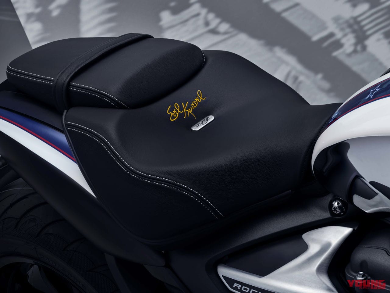 ROCKET 3 R EVEL KNIEVEL|【世界限定500台】トライアンフ「ロケット3 EVEL KNIEVEL」RとGTの2種類で登場!