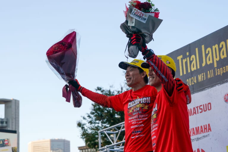 ホンダ|小川友幸|藤波貴久×RTLエレクトリックが全日本スポット参戦全勝! 3連勝で電動トライアルバイクのポテンシャルを示す