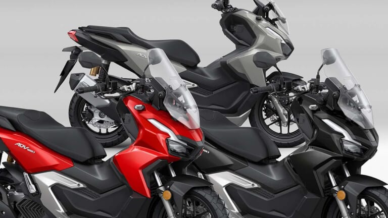 ホンダ「ADV160」国内2025年モデルが登場! 新色は鮮やかな赤とメタリック黒