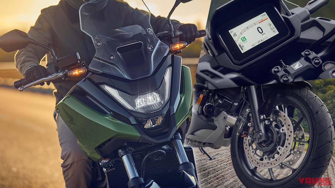 ホンダが新型「NC750X」発表!! コネクテッドTFTメーターにダブルディスク獲得、外装の一部にバイオ由来素材【海外】