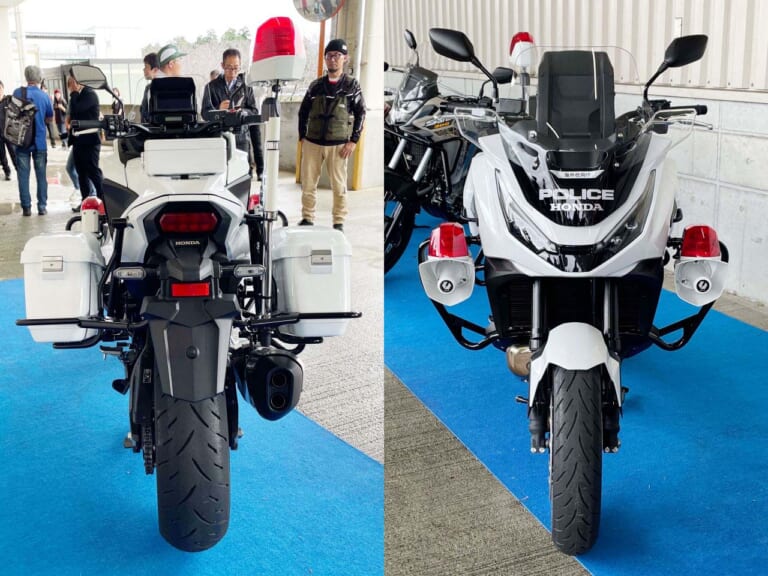Honda NT1100 POLICE|全国の警察で運用が始まったCB1300Pの後継白バイ! ホンダ「NT1100P」のディテールに迫る
