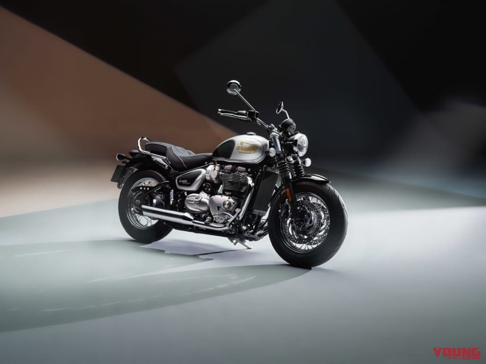 Triumph Bonneville Speedmaster Icon Edition|トライアンフのネオクラシックにICON EDITION 7モデルが登場【ゴールド筆記体ロゴのカスタム感!】