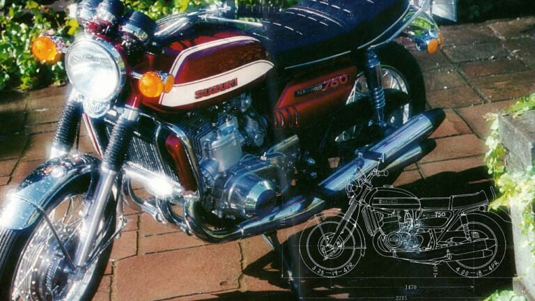 70年代2スト技術の集大成 1971年スズキ『GT750』【柏 秀樹の昭和～平成 カタログ蔵出しコラム Vol.11】│WEBヤングマシン｜新車バイク ニュース