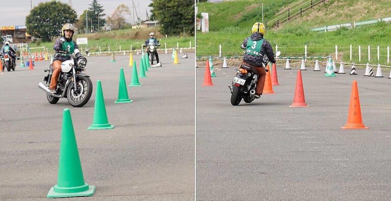 日本二輪車普及安全協会|ベーシックライディングレッスン|「公道がもう怖くない」「基本は大事ね」生まれ変わった初心者メインの安全運転講習会「ベーシックライディングレッスン」レポート
