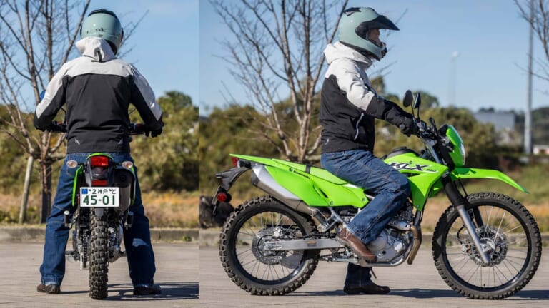 カワサキ|KLX230S|とっつきやすさは一緒だけど違いあり! 2025カワサキ「KLX230シェルパ/S」ライディングポジション/ディテール比較