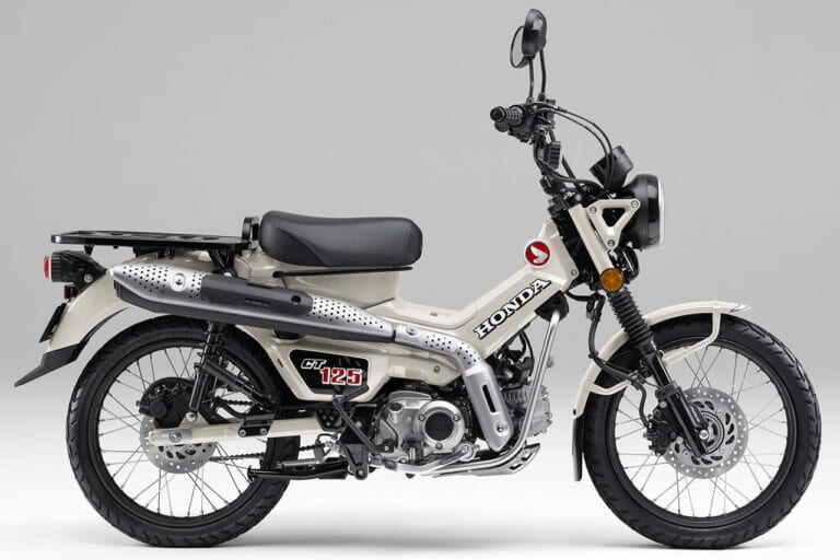 ホンダ|CT125・ハンターカブ|「働くバイクの元祖」「出前仕様!」カブの左手のところにレバーがないのはなぜ?