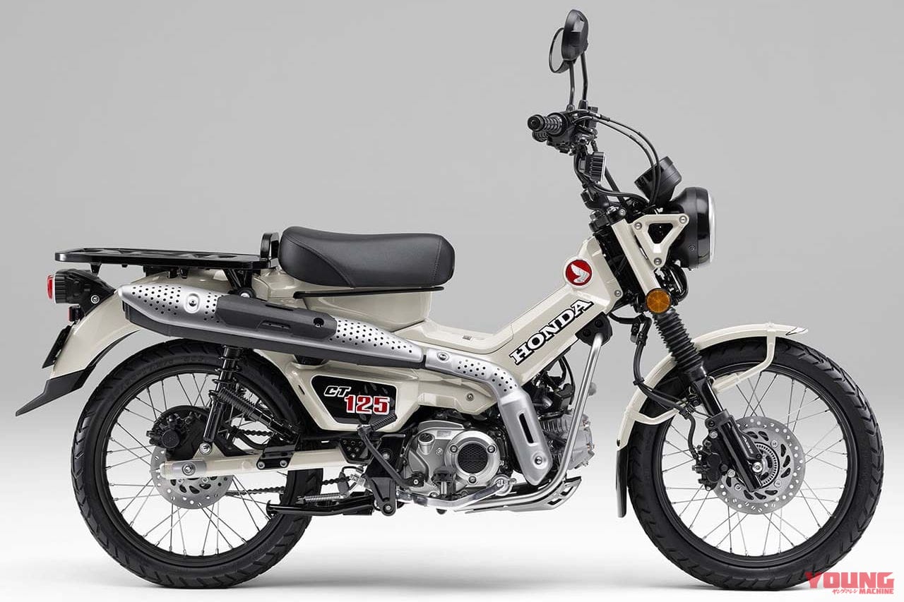 ホンダ|CT125・ハンターカブ|「働くバイクの元祖」「出前仕様!」カブの左手のところにレバーがないのはなぜ?