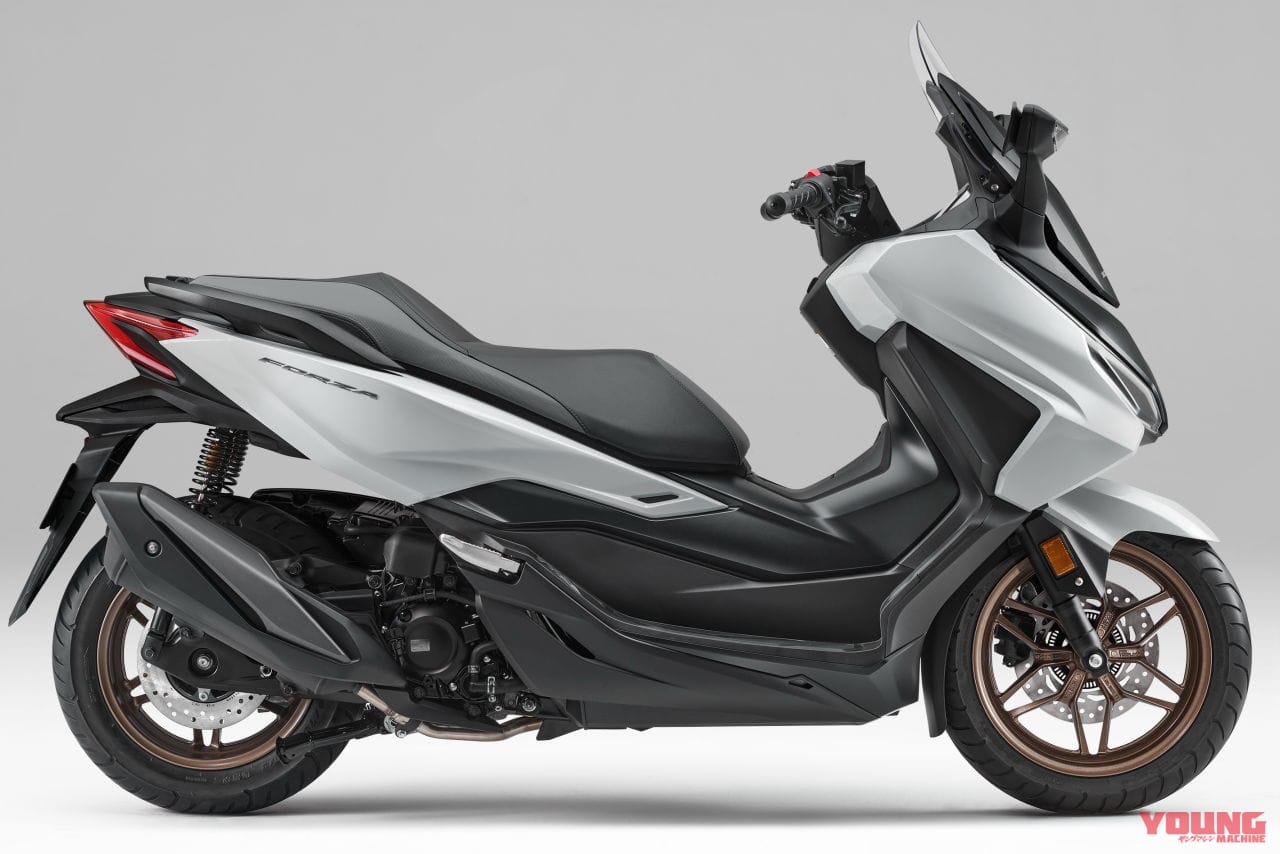 ホンダ|フォルツァ|貴重なフルサイズ軽二輪スクーター! ホンダ発表の「フォルツァ」2025年型はさらに装備が充実