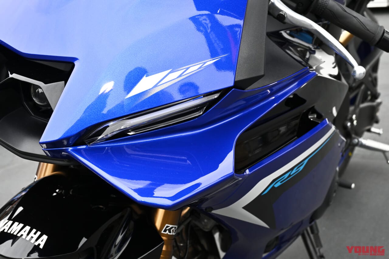|「ホイールR6用?」「ウイング付きで空力めちゃイイ!」ヤマハYZF-R9 開発者インタビュー【後編:エンジン/足回り/空力ほか】